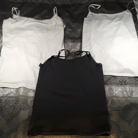 3 Ann Taylor Spaghetti Strap Tank Tops - Picture 1 of 7